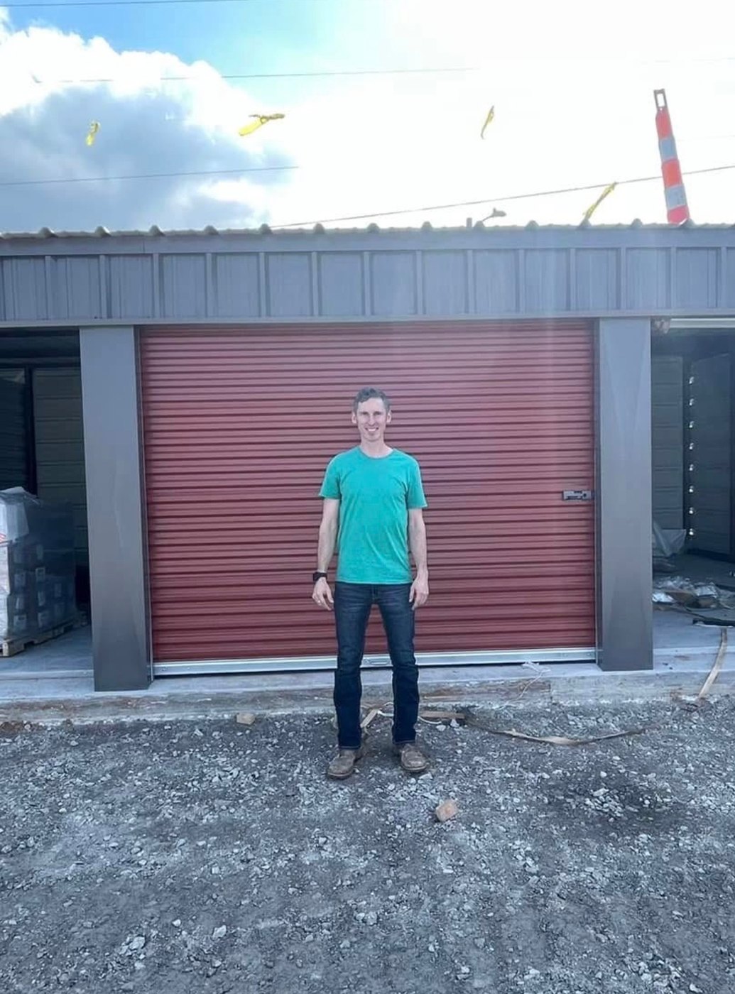 Sam at the storage development